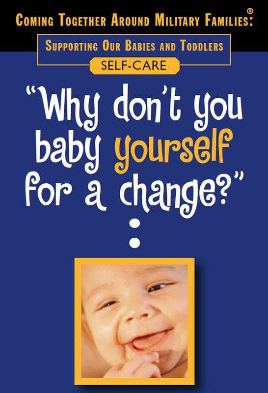 Poster with text and baby laughing