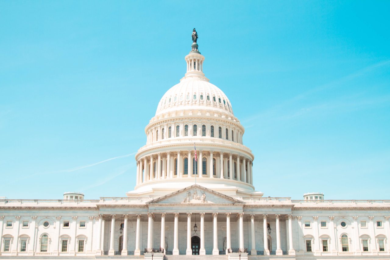 Us capitol blue sky