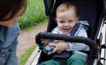 Baby in stroller