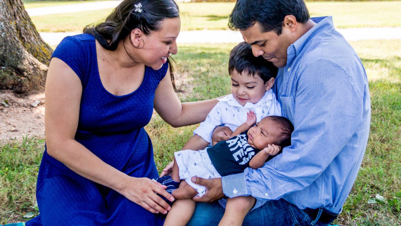 Hispanic family photo