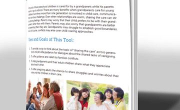 Image of an article with teo pictures of family at the bottom and the Zero To Three logo in the top.