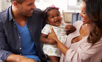 Parents with a baby