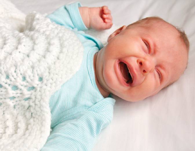 Crying infant