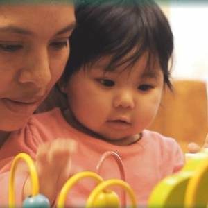Woman and Infant