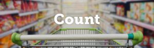 The word "count" over a shopping cart