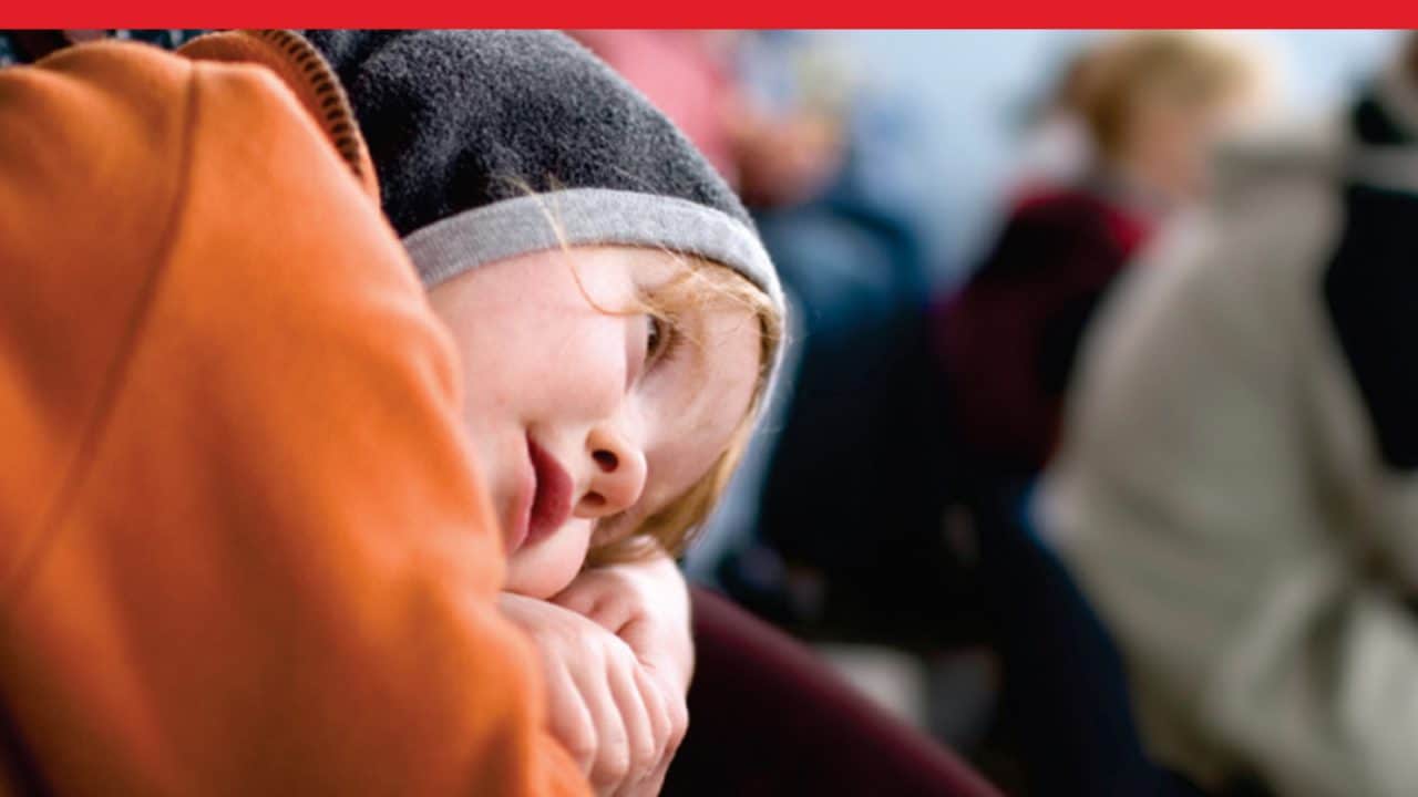 Shelter from the Storm: child in storm shelter