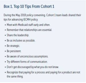 Box 1 Top 10 Tips from Cohort 1