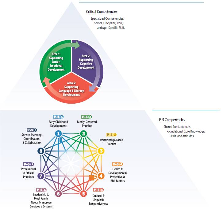 Figure 3. Critical Competencies Build on the Foundation of the P-5 Competencies