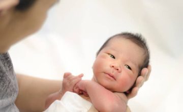 baby being held