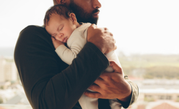 babyfam, love,offspring,small,parent,hands,young,innocent,father,kid,boys Man carrying his sleeping son. Newborn baby boy in his father's arms.