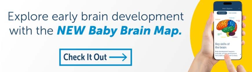 View our Baby Brain Map to learn more about early brain development.