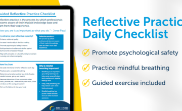 Promotion graphic for the Reflective Practice for Early Childhood Professionals Daily Checklist