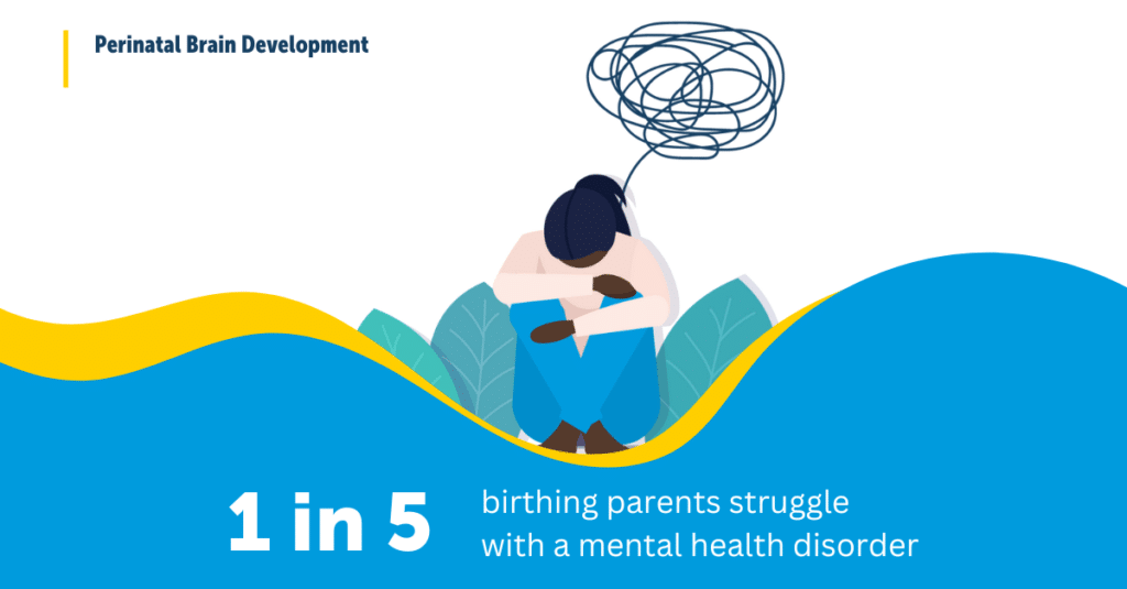 1 in 5 birthing parents struggle with a mental health disorder