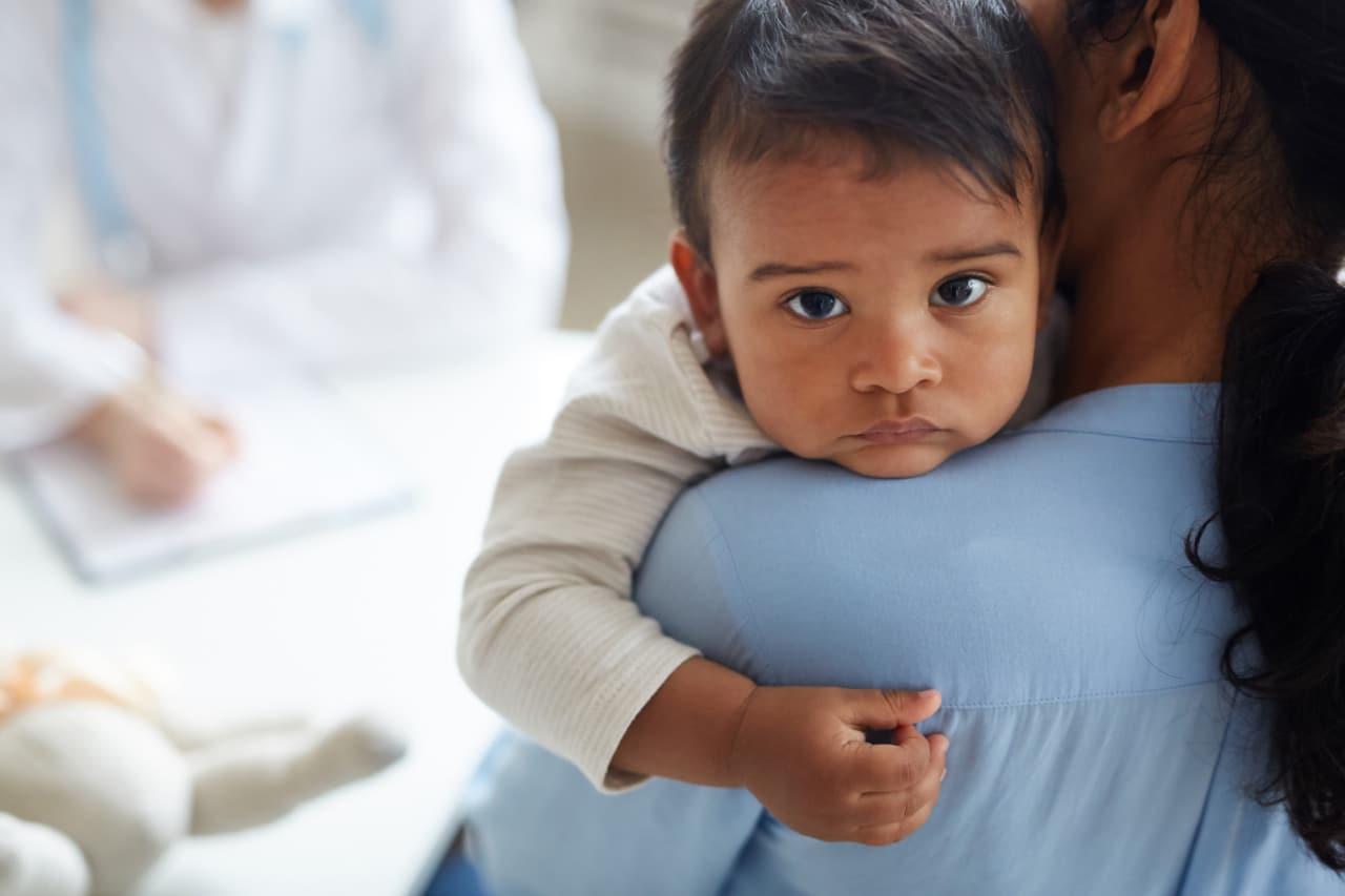 Parent with child