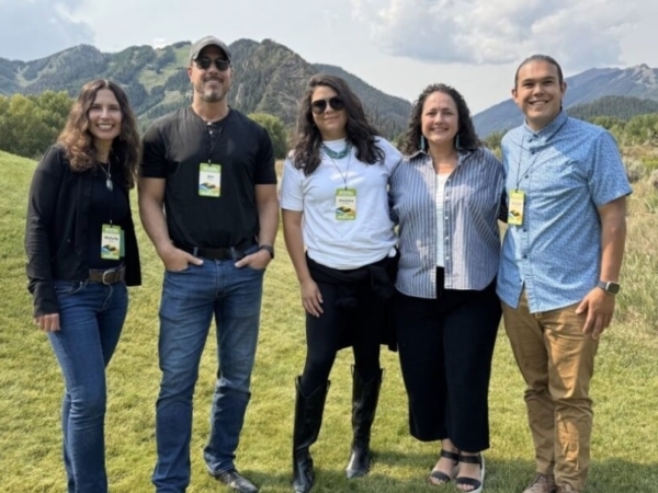 Michelle Sarche with Native American Colleagues from the Aspen Fellowship