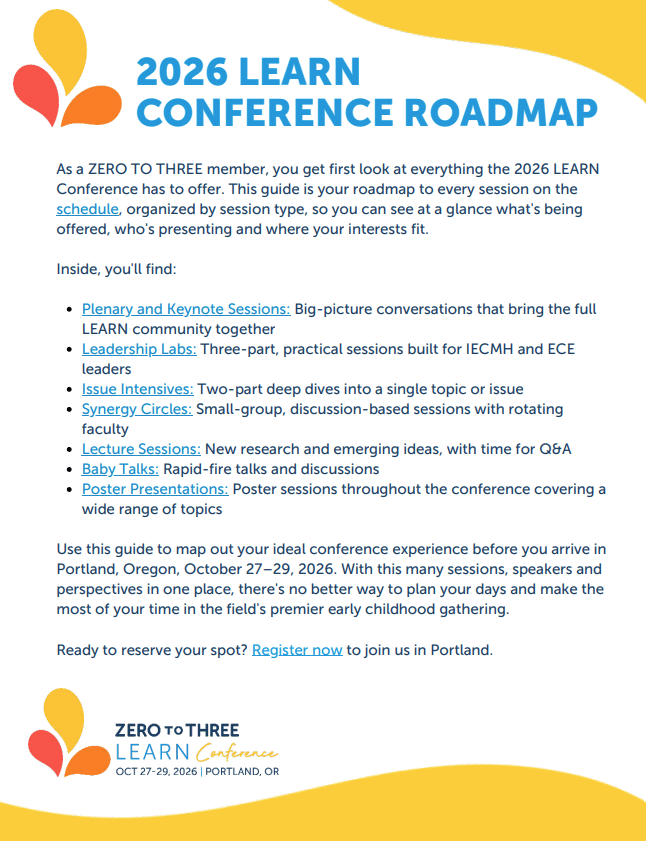 a document with words for the Learn Conference Roadmap